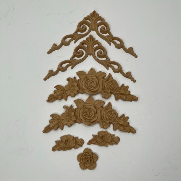 Woodubend Applique Mouldings 7 Pack Bundle Decorative Arts & Crafts Furniture - Picture 9 of 9